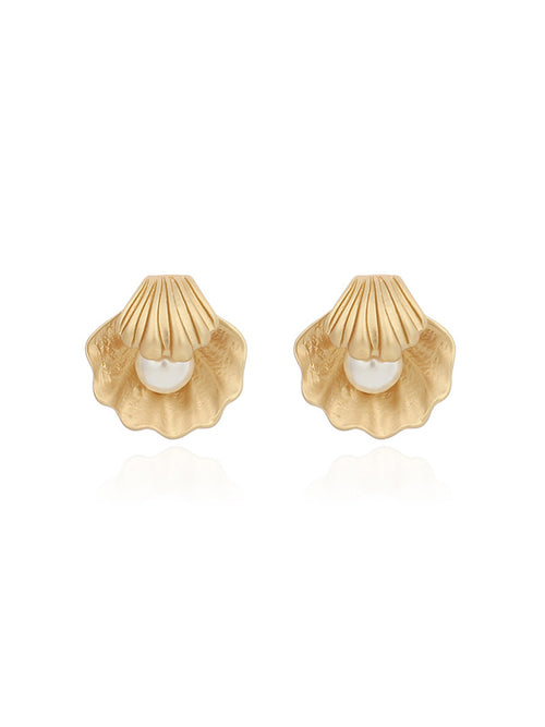 WealFeel Vintage Pearl Shell Earrings - WealFeel