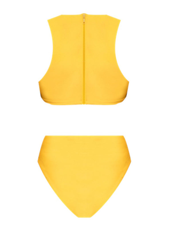 Special Cropping One-piece Bikini - WealFeel