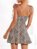 Leopard Print Sling Dress - WealFeel