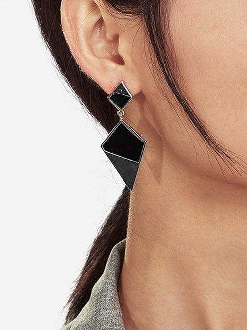 WealFeel Geometric Diamond Earrings - WealFeel
