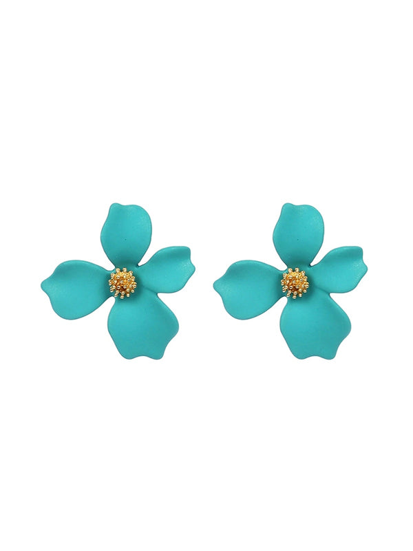 WealFeel Cute Frosted Flower Earrings - WealFeel