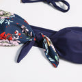 Flower Bow High Waist Split Bikini - WealFeel