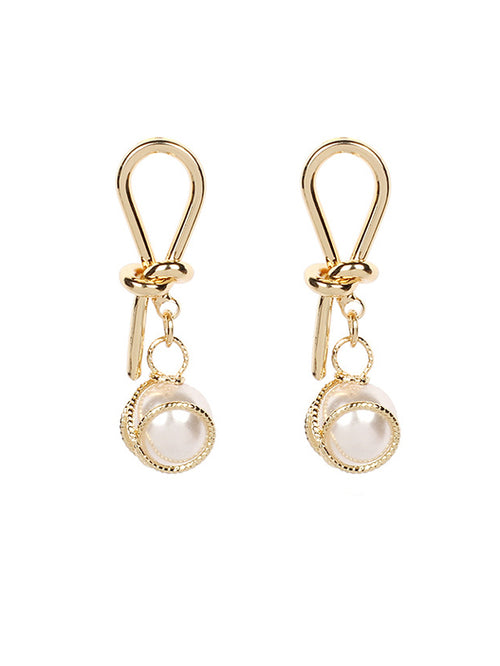 WealFeel Knotted Pearl Earrings - WealFeel