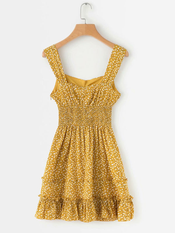 Printed Sleeveless Dress - WealFeel