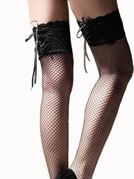 Ultra Sheer Thigh High Lace Stockings - WealFeel