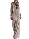 WealFeel Oversize One Shoulder Maxi Dress in Jersey - WealFeel