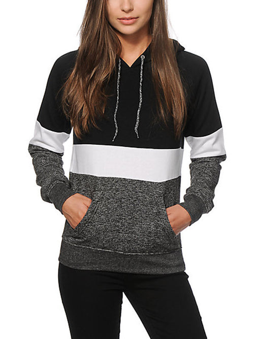 Multi-colored Pocket Hooded Sweatshirt - WealFeel