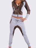 Two-piece Leopard Sweatsuit - WealFeel