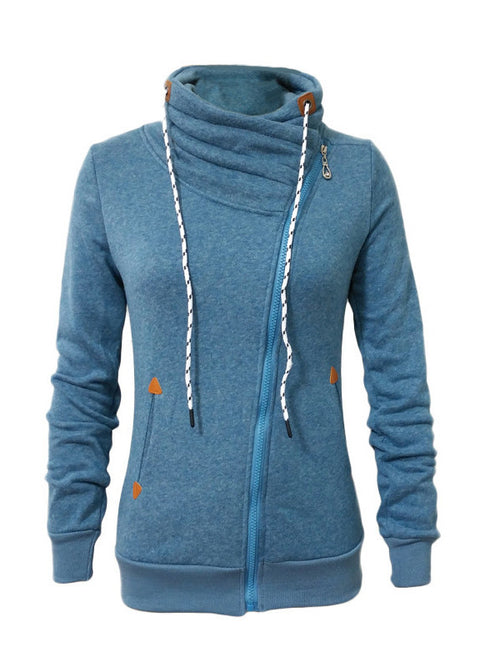 Warming Trend Collar Zip Sweatshirt - WealFeel