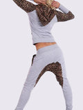 Two-piece Leopard Sweatsuit - WealFeel