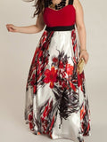 Plus Size Floral Maxi Dress - WealFeel