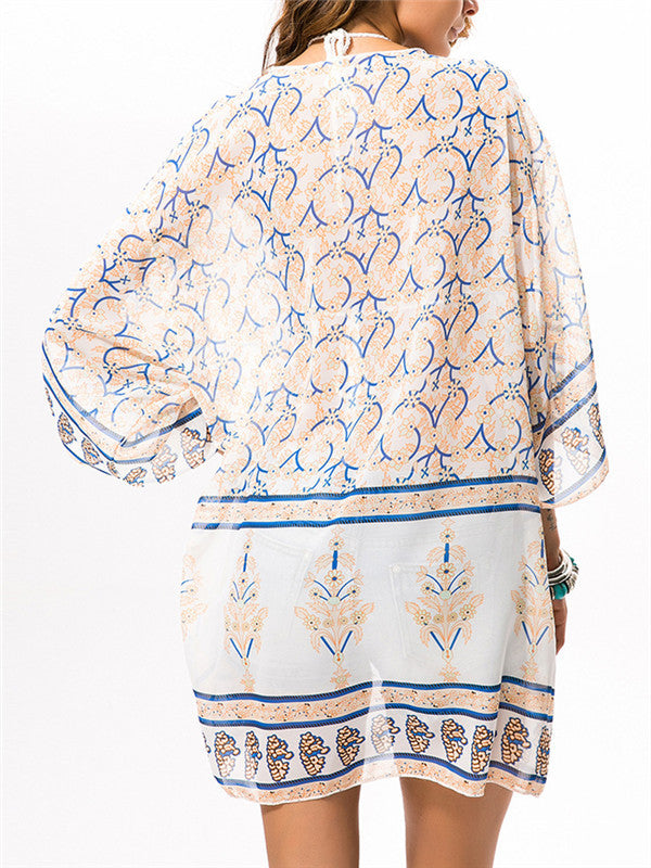 Bohemia Chiffon Beach Cardigan - WealFeel