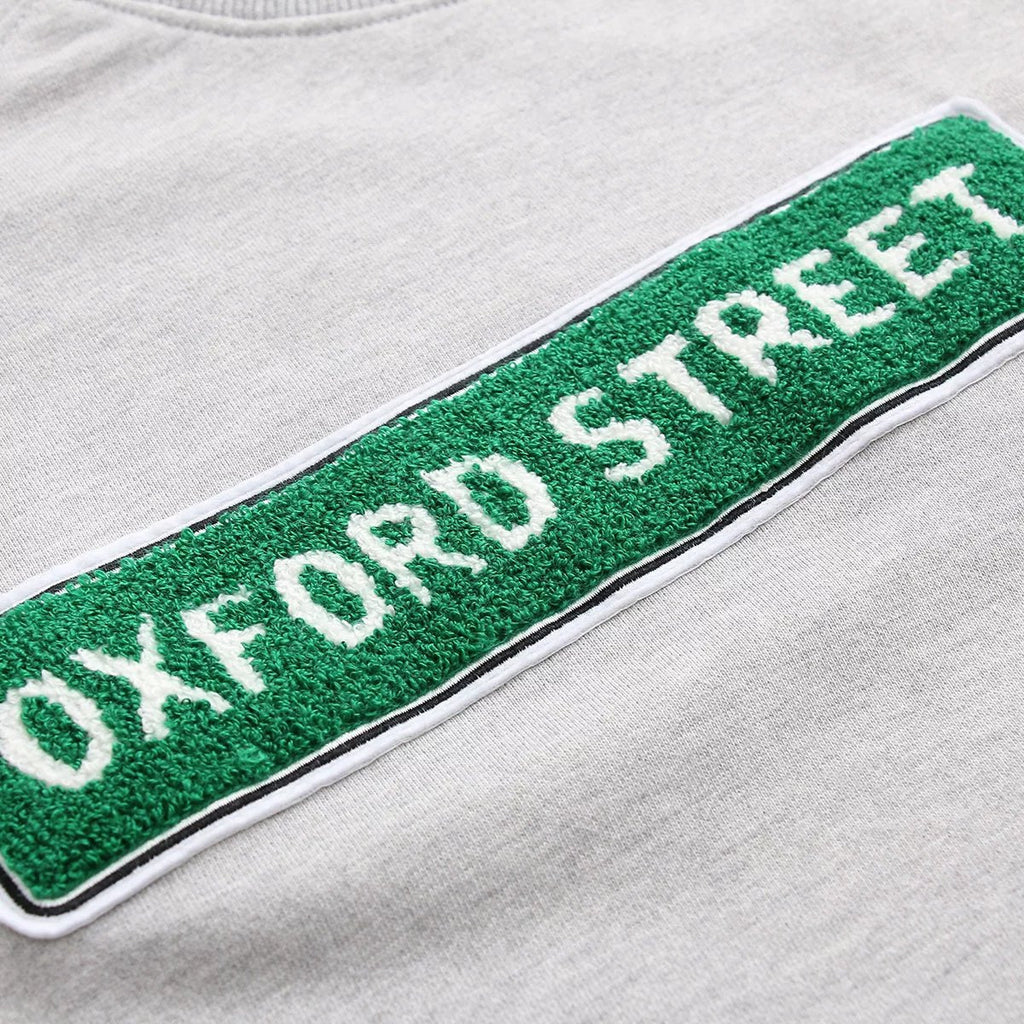 Casual Loose Gray Letters Printed Sweatshirt - WealFeel