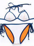 Neoprene Reversible Two Pieces Bikini Sets - WealFeel