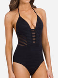 Sexy One-piece Halter Backless Swimsuit - WealFeel