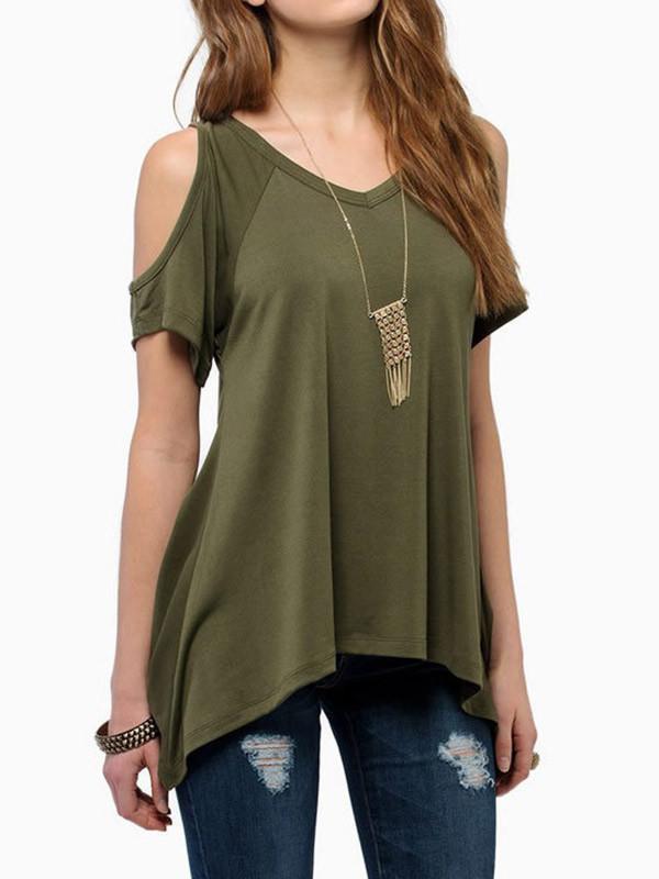 Wild Honey Cold Shoulder Top - WealFeel