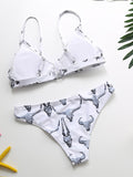Cute Cow Print Bikini Sets - WealFeel
