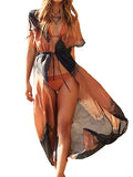 Womens Elegant Chiffon Beach Dress Cover Up - WealFeel
