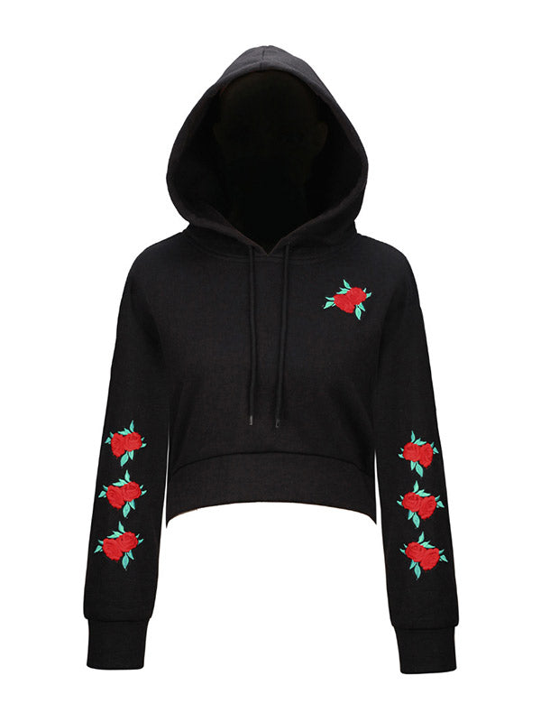 Women's Crop Top Hoodie Sweatshirt - WealFeel