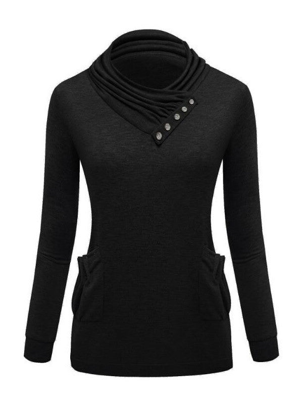 Neck and Neck Button Top - WealFeel