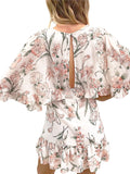 Summer Flower Falbala Dress - WealFeel