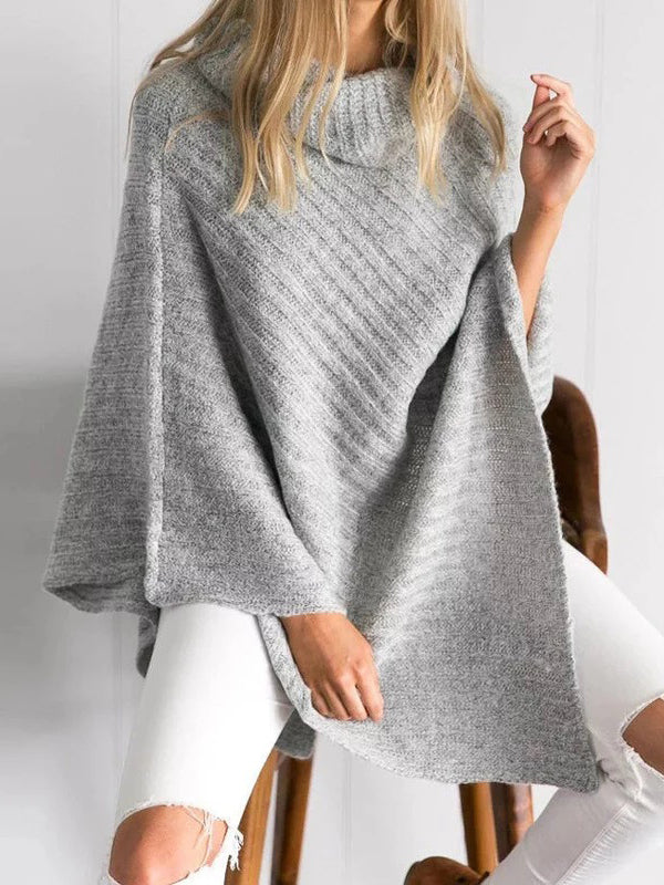 WealFeel On the Fly Cape Turtleneck Sweater - WealFeel