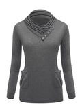Neck and Neck Button Top - WealFeel
