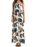 Women's Ruffle Floral Maxi Dress - WealFeel