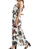 Women's Ruffle Floral Maxi Dress - WealFeel