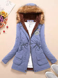 Cotton Padded Winter Hooded Coat - WealFeel