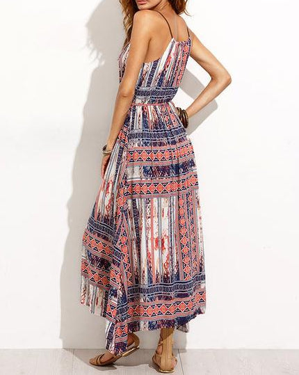 Fool For You Printed Maxi Dress - WealFeel