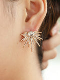 WealFeel Sun Flower Alloy Earrings - WealFeel