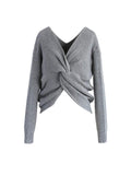 Warm And Wonderful Twist Casual Sweater - WealFeel