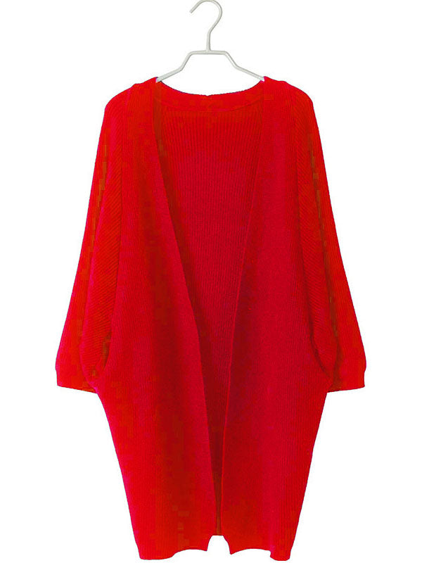 Women's Loose Long Sleeve Cardigan Sweater - WealFeel
