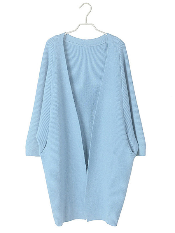Women's Loose Long Sleeve Cardigan Sweater - WealFeel