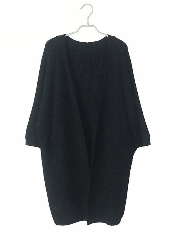 Women's Loose Long Sleeve Cardigan Sweater - WealFeel