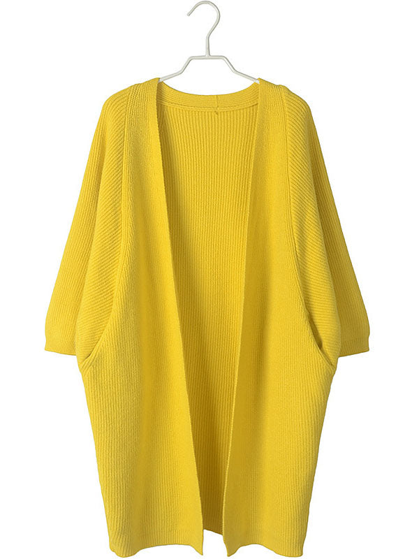 Women's Loose Long Sleeve Cardigan Sweater - WealFeel