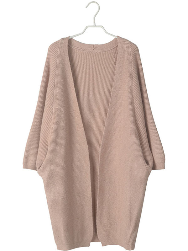 Women's Loose Long Sleeve Cardigan Sweater - WealFeel