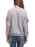 Women's Solid Color Casual Sweatshirt - WealFeel