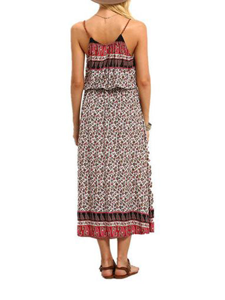 Think It Out Halter Bohemian Dress - WealFeel