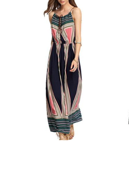 Think It Out Halter Bohemian Dress - WealFeel