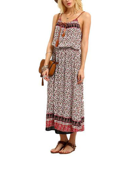 Think It Out Halter Bohemian Dress - WealFeel