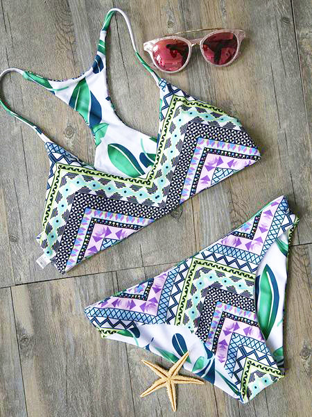 Push Up Reversible Two Pieces Bikini Sets - WealFeel