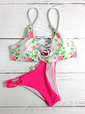 Summer Vocation Bright Color Bikini Sets - WealFeel